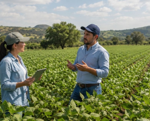 ¿Cómo mejora la automatización en la agricultura la eficiencia del riego y la gestión del cultivo?